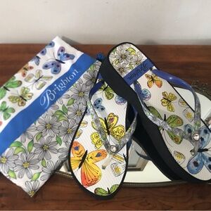 NWT Brighton Butterfly Flip Flops 🦋